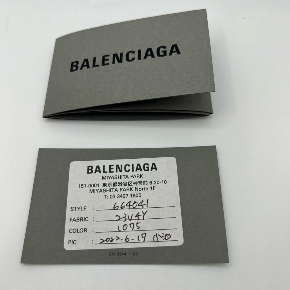 Balenciaga Black Leather Zip Wallet Full Inclusion - Picture 9 of 16